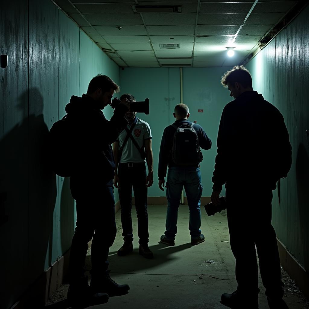 Paranormal Field Investigation Team in Action