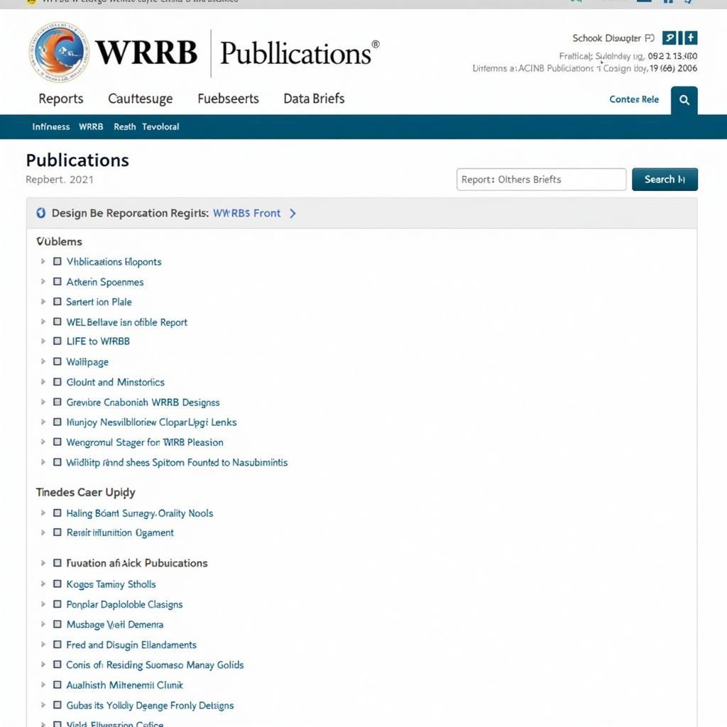 Accessing WRRB Publications