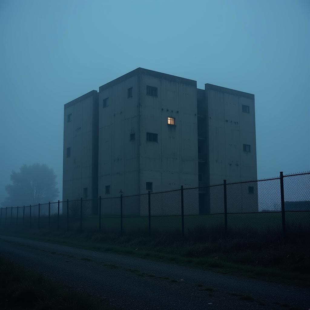 Exterior view of the rumored X8 Research Center building