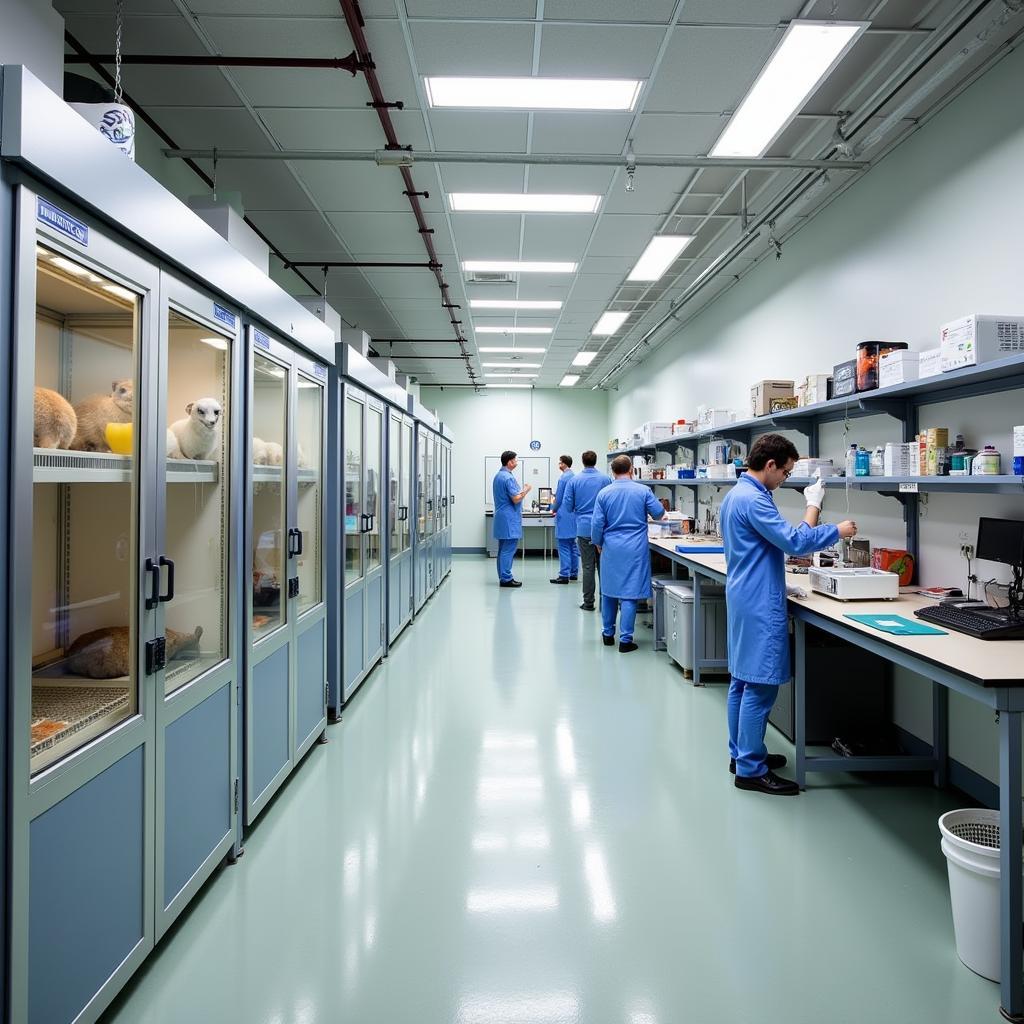 Yale Animal Research Center Facility: Modern and well-equipped laboratories and research areas dedicated to animal research at Yale.