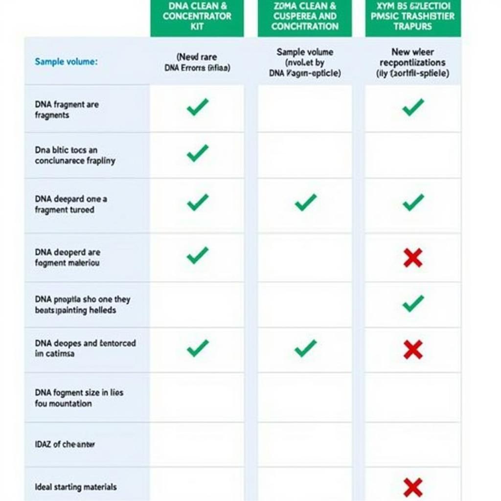 Zymo Research DNA Clean and Concentrator Kit Selection Guide