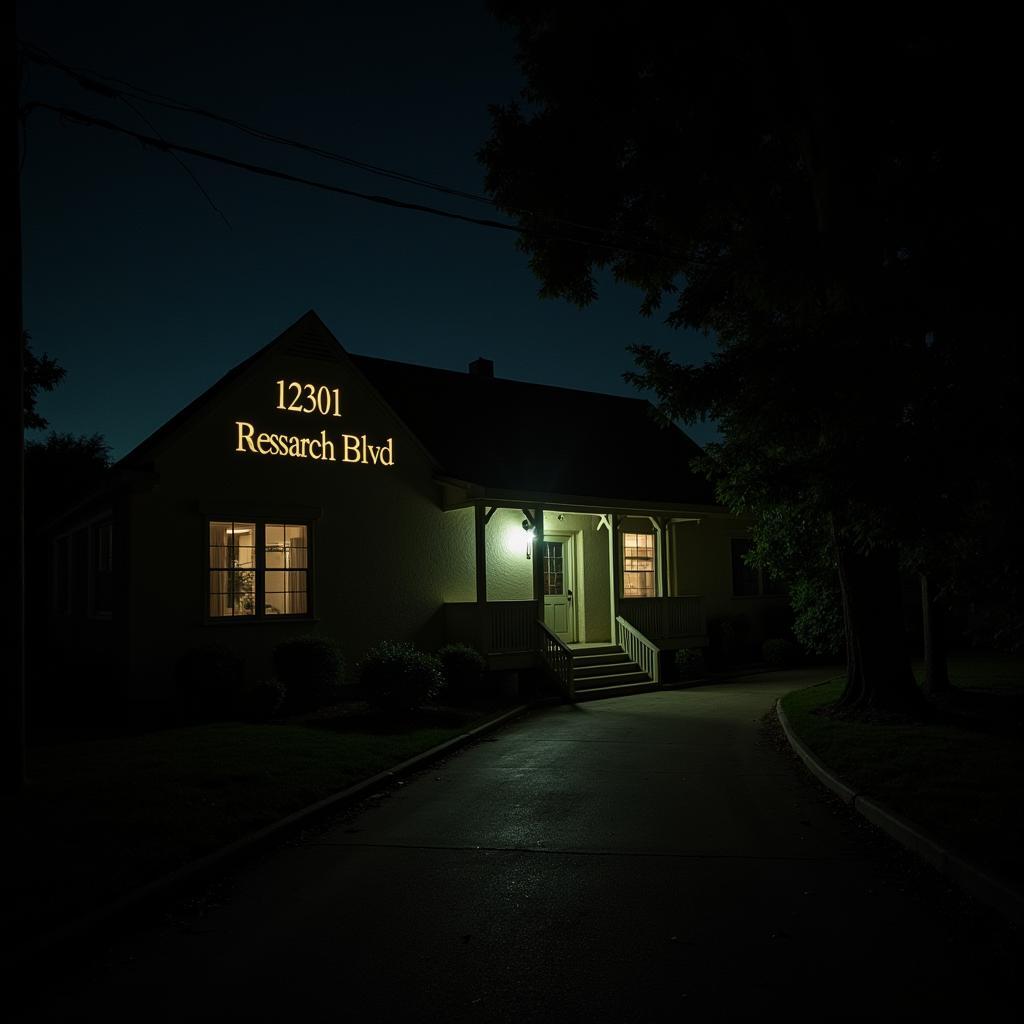 Night View of 12301 Research Blvd Austin TX