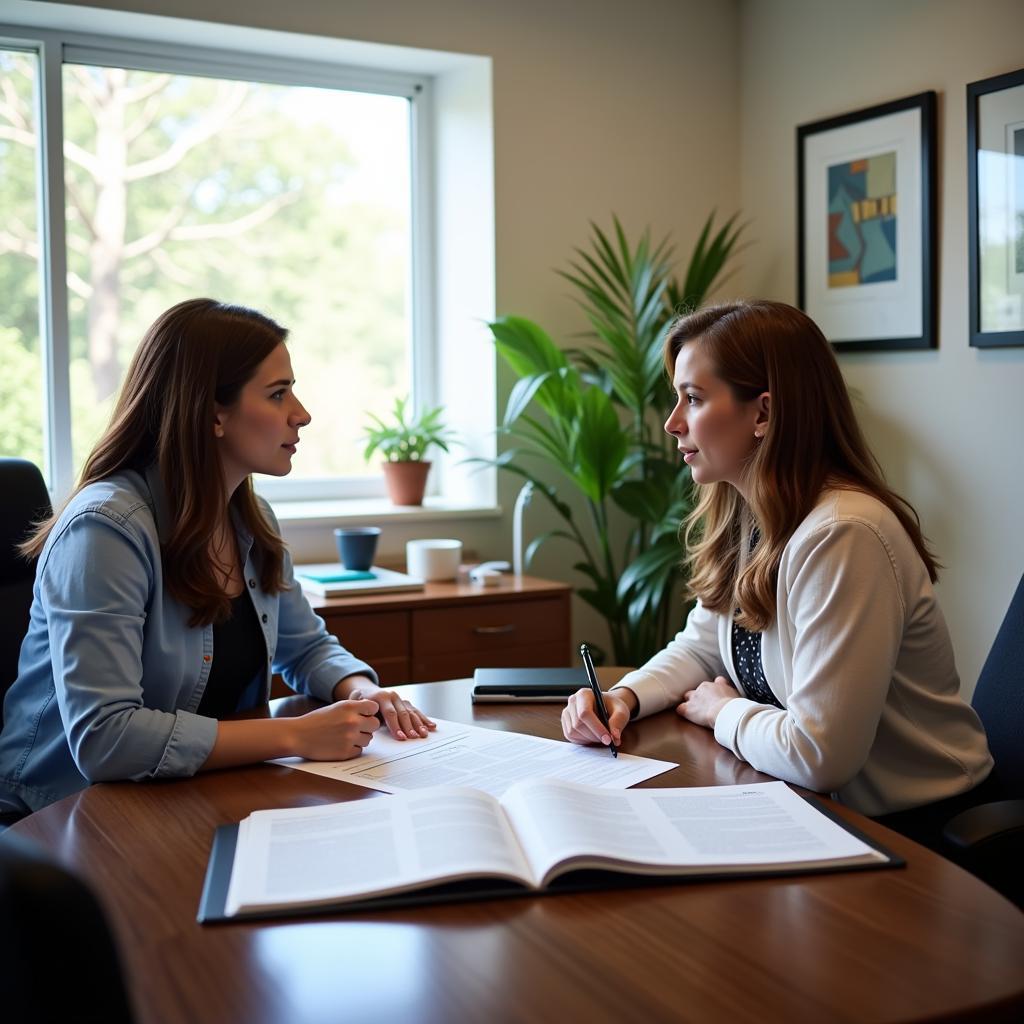 Meeting with an Academic Advisor