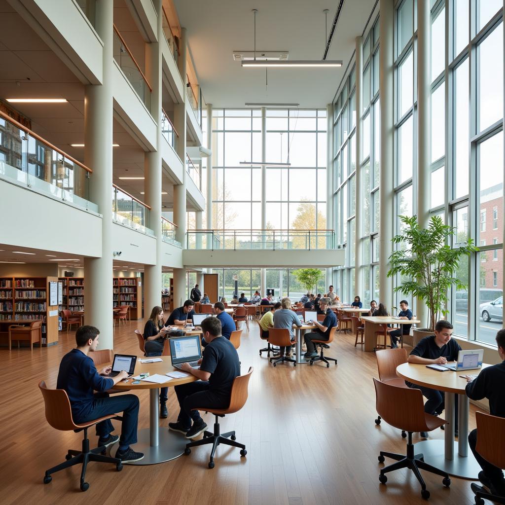 Allan Price Science Commons Library Interior