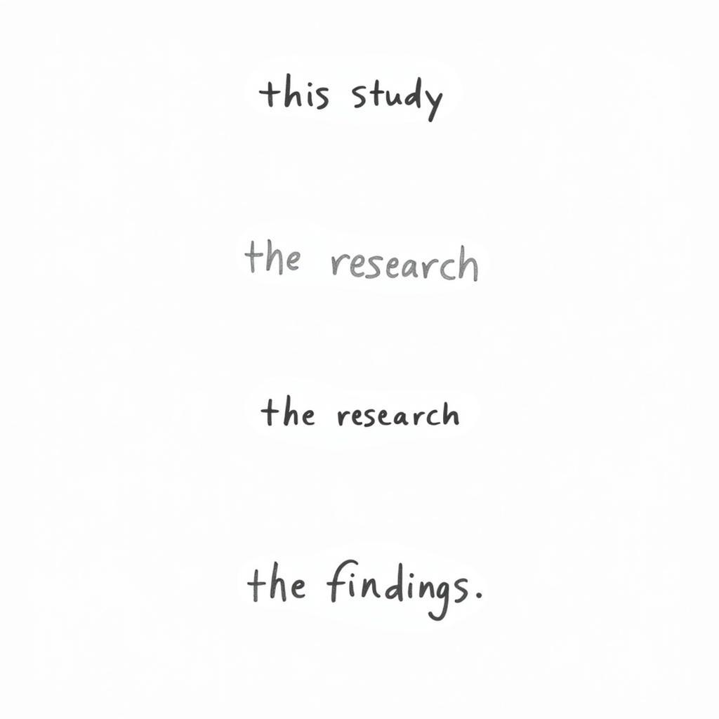 Alternatives to Using "I" in Research