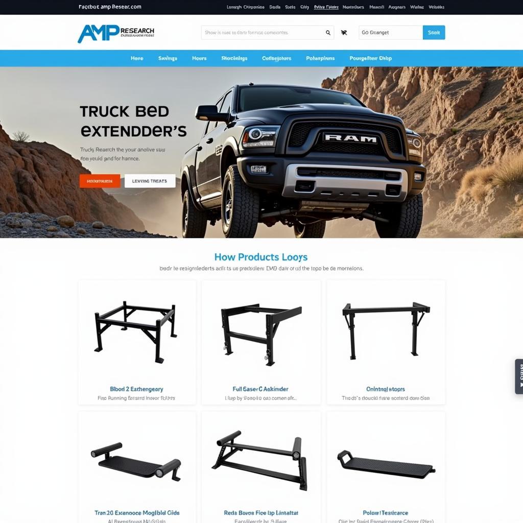 AMP Research Website Homepage