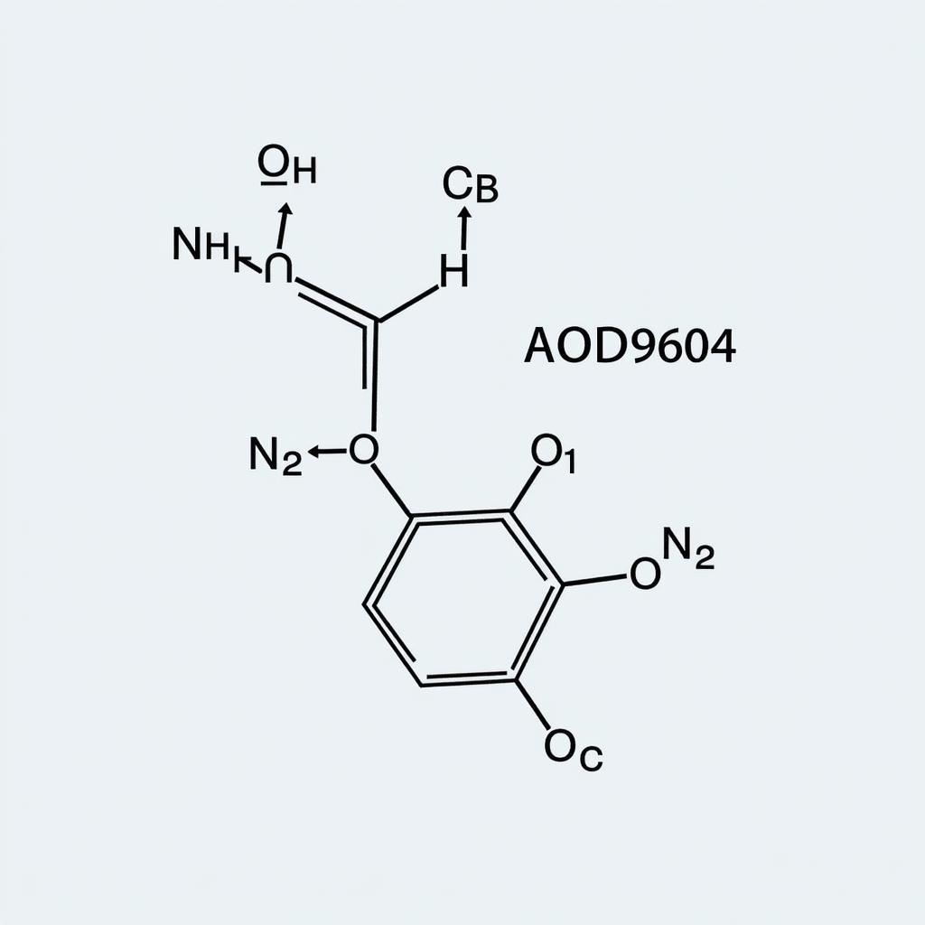 AOD 9604 Molecular Structure