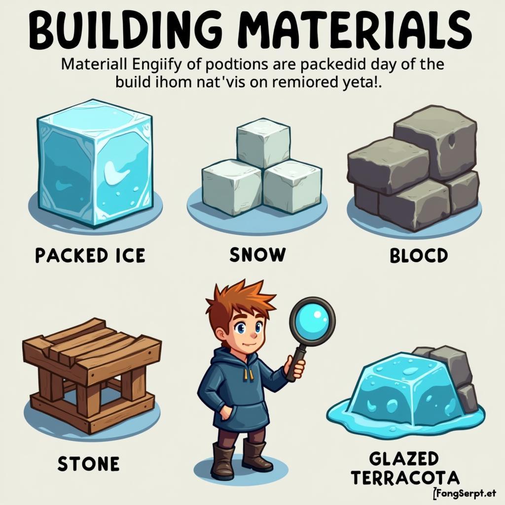 Essential Building Materials for an Arctic Research Base