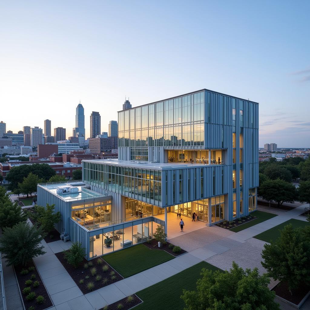 Modern research facility in Austin, Texas