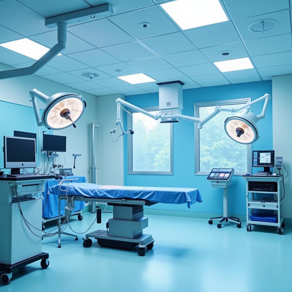 State-of-the-art Operating Room at Basavatarakam Indo American Cancer Hospital