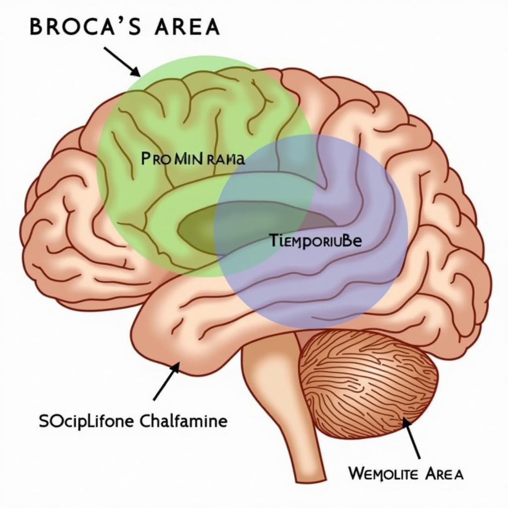 Broca's and Wernicke's Areas: A Visual Representation