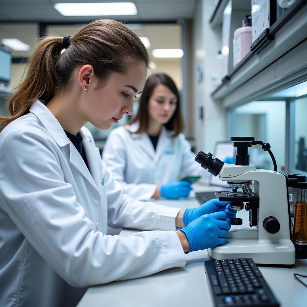 Cancer Research Scientists at Work