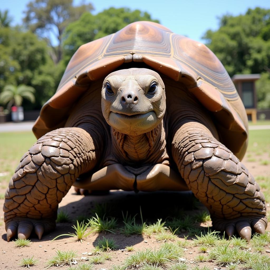 Giant Tortoise at the Charles Darwin Research Station