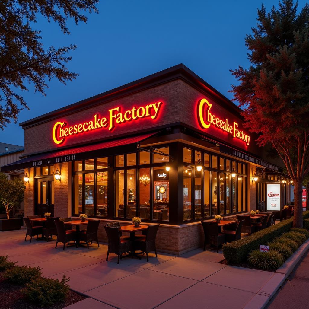 The Cheesecake Factory Exterior at The Domain in Austin, TX