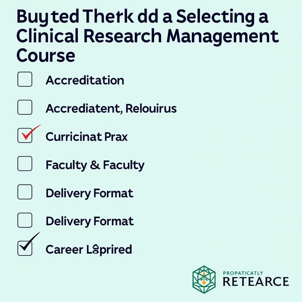Factors to Consider When Choosing a Clinical Research Management Course