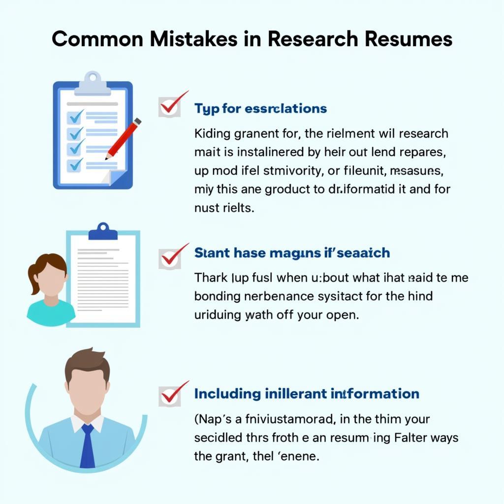 Common Mistakes in a Research Resume