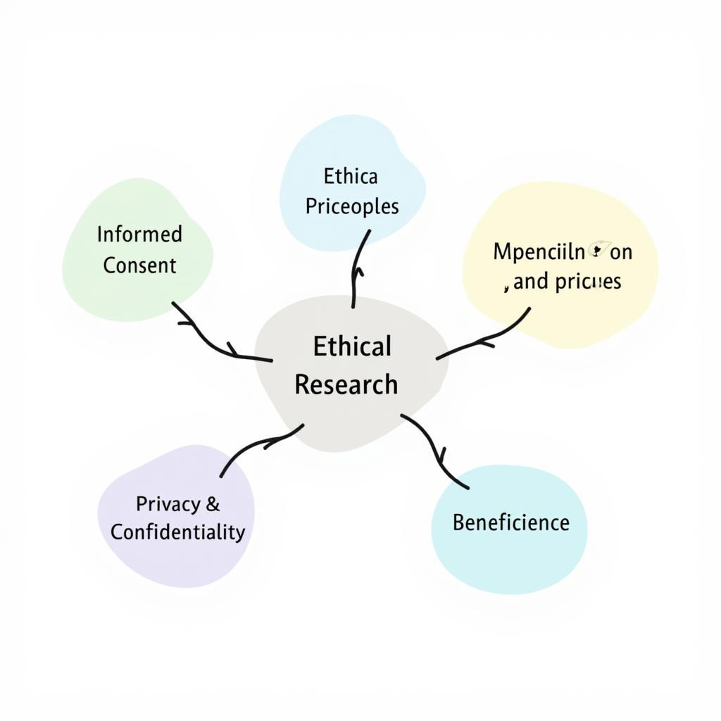 Concept Map for Ethical Considerations in Research