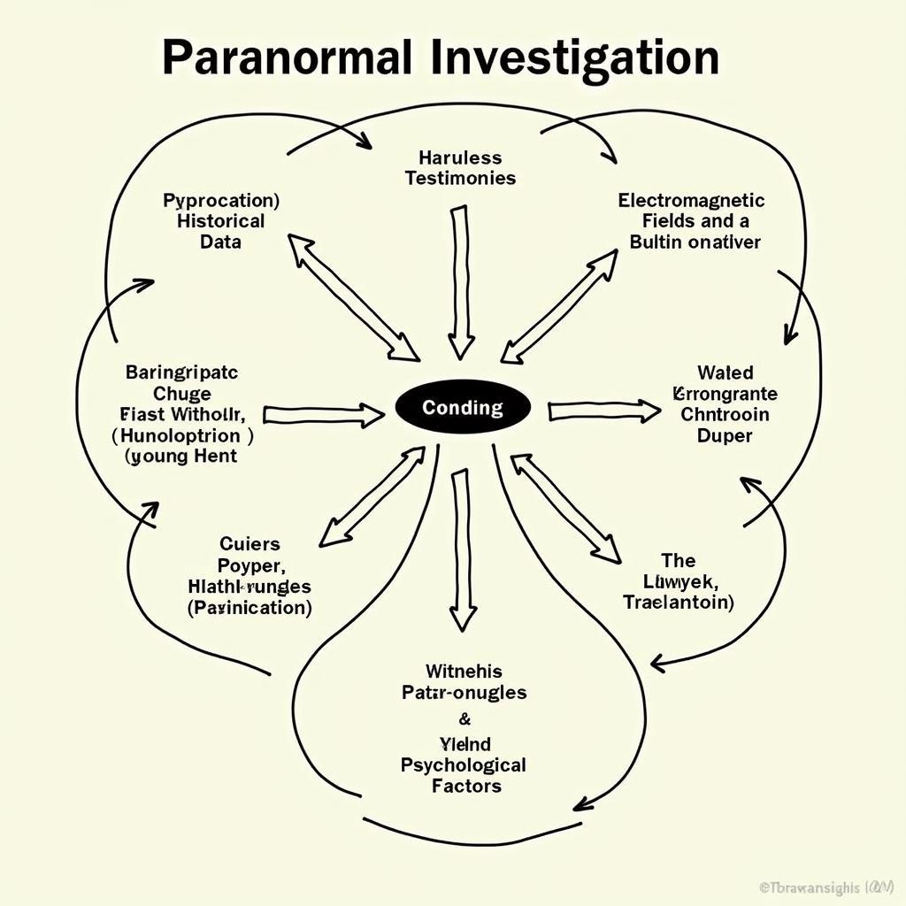 Concept Map for Paranormal Research