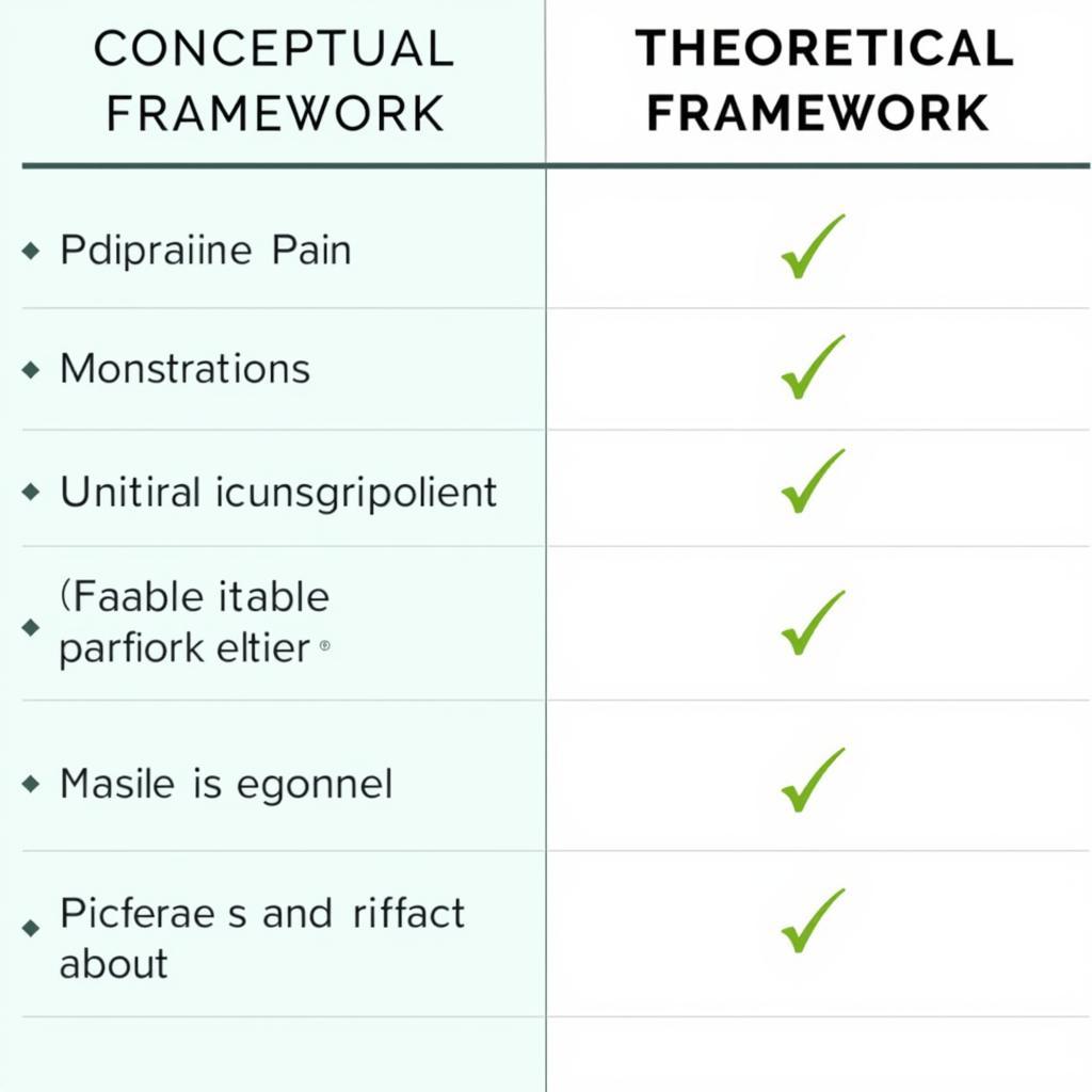 Conceptual Framework vs. Theoretical Framework