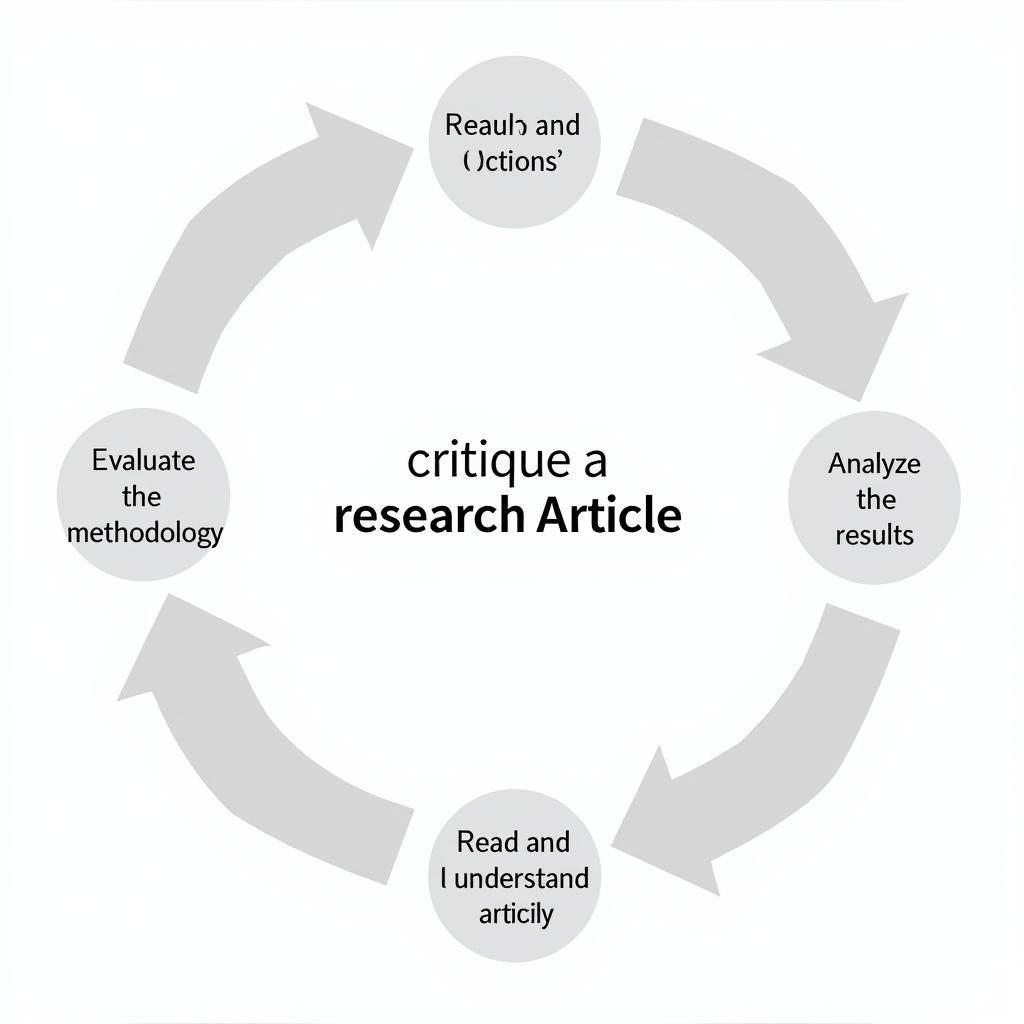 The process of critiquing a research article