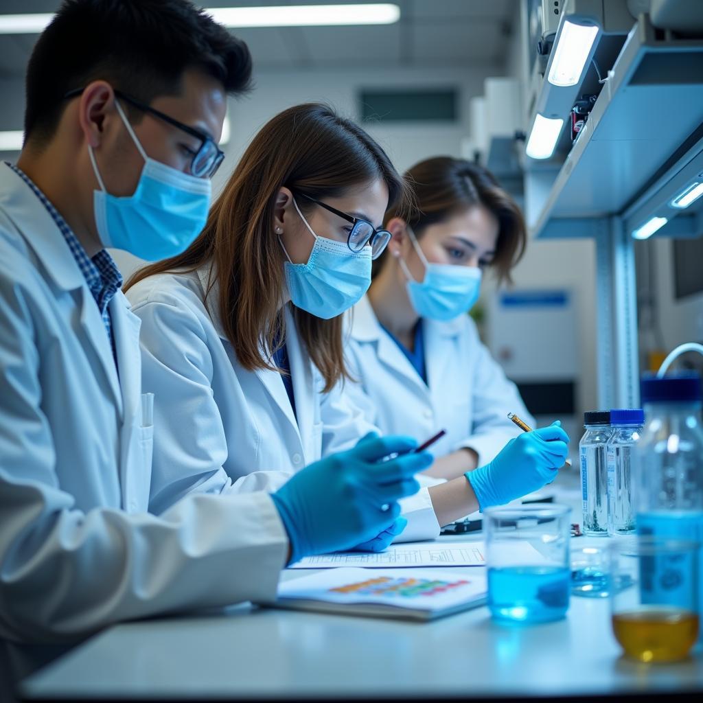 CRO Scientists Working in a Lab