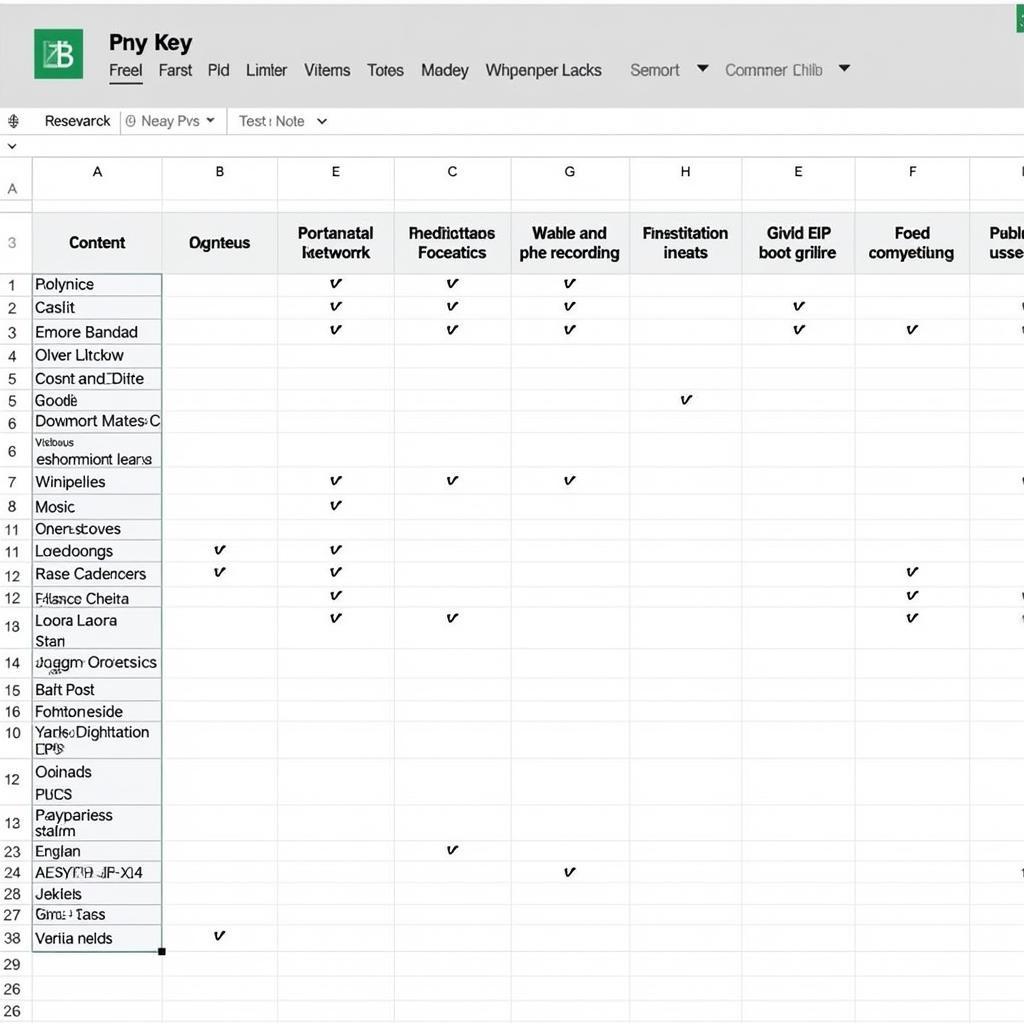 Customized Keyword Research Excel Template for Paranormal Research