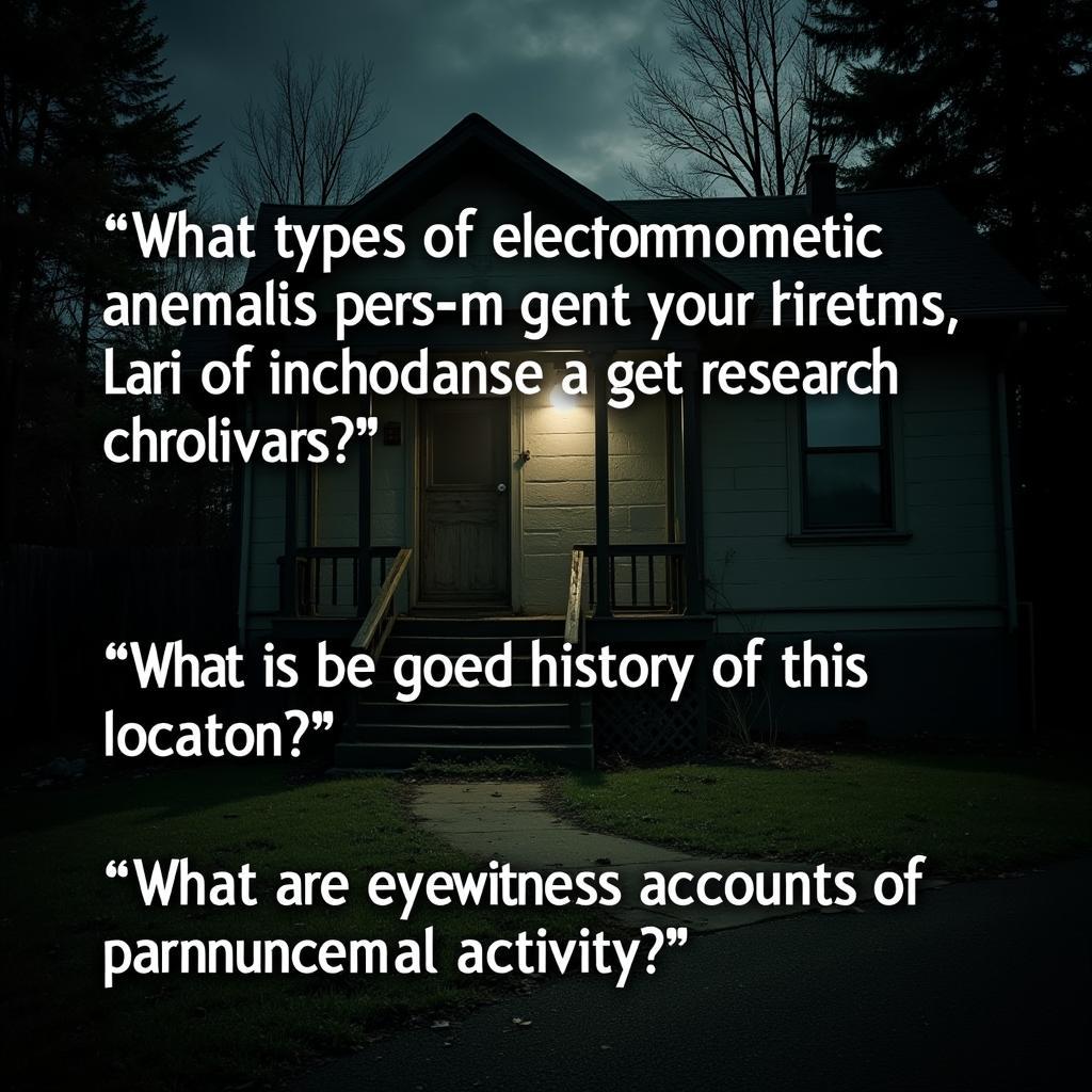 Examples of Descriptive Research Questions in Paranormal Research