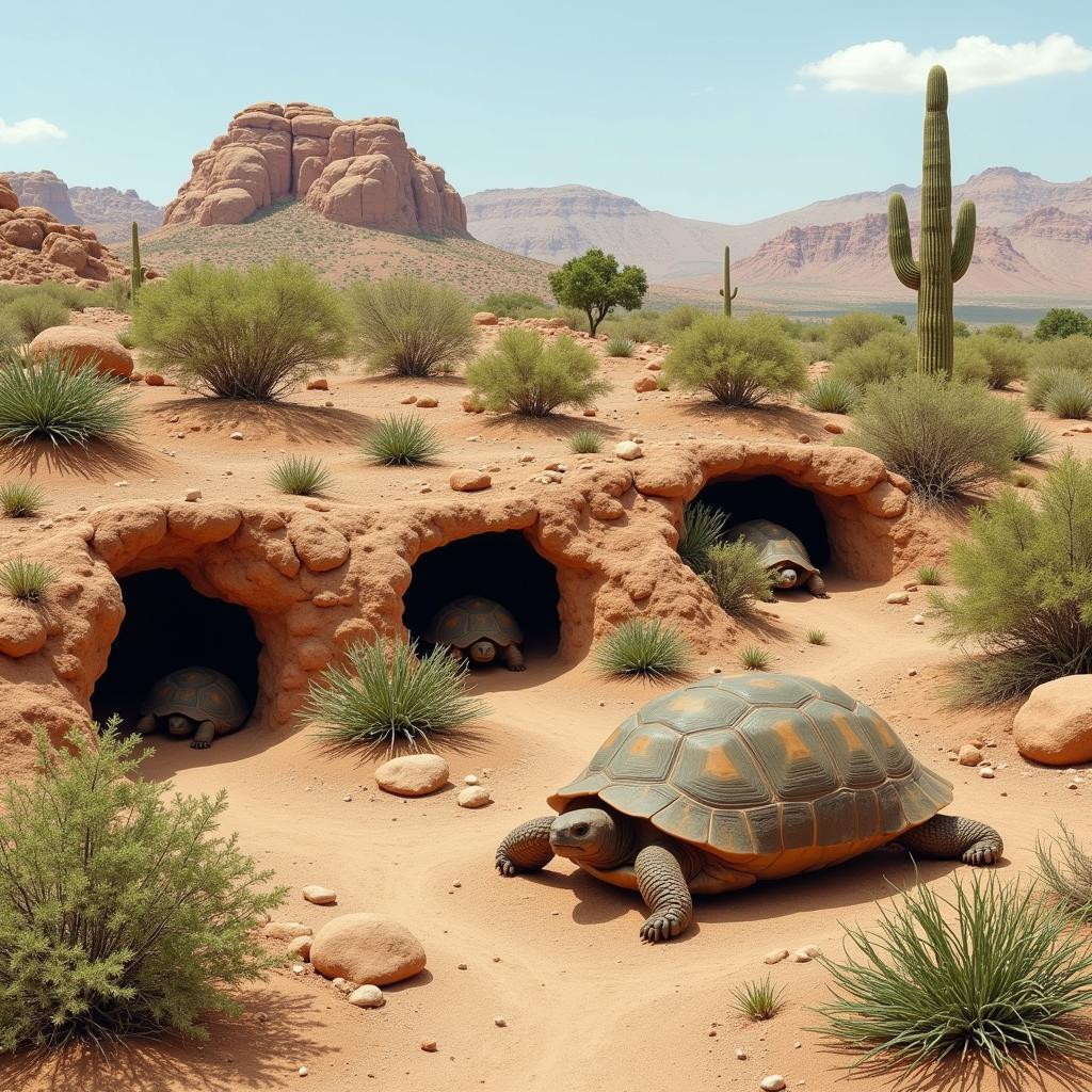 Desert Tortoise Habitat in the DTRNA