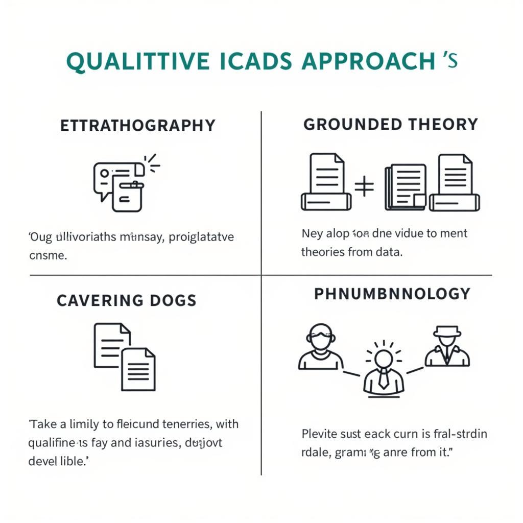 Different Qualitative Research Approaches: Ethnography, Grounded Theory, Phenomenology