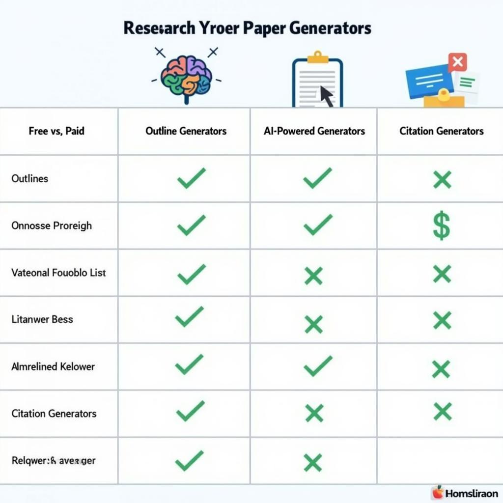 Different Types of Research Paper Generators