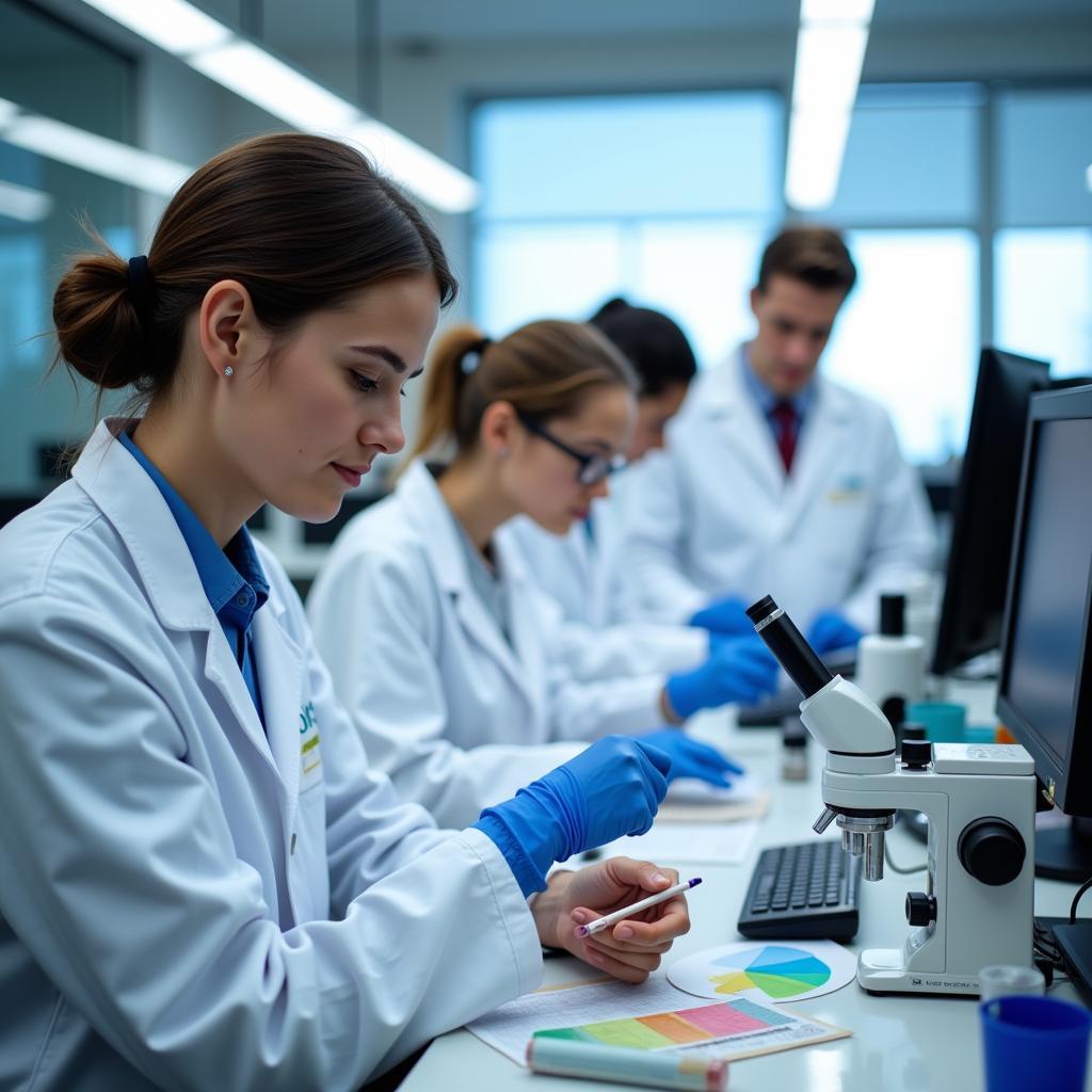 Doctors Conducting Medical Research in a Laboratory