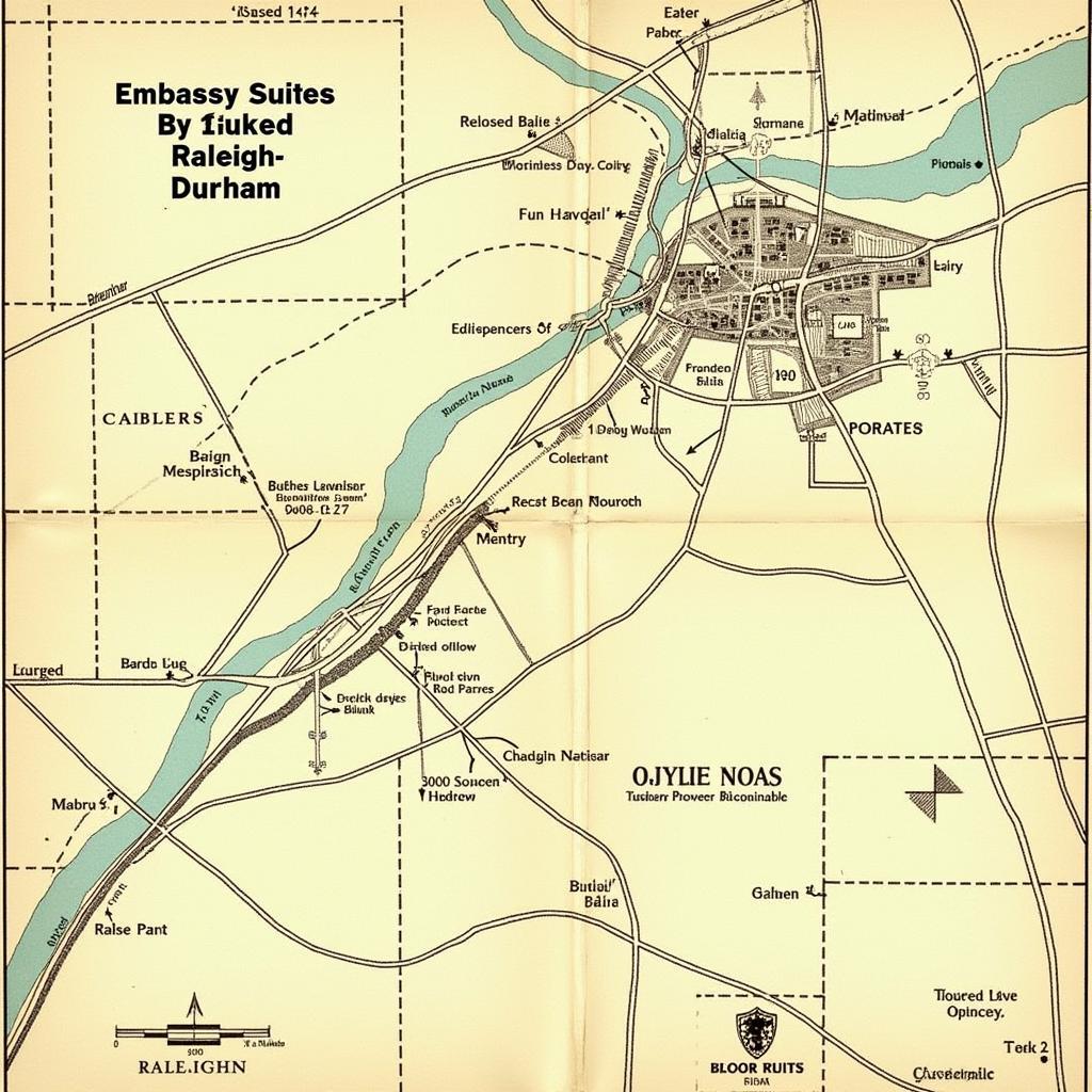 Historical Map of Embassy Suites Location