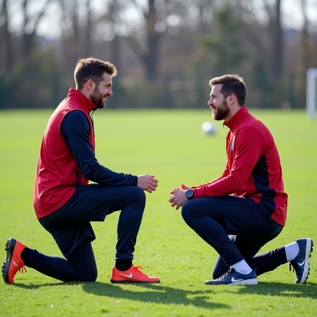 Empathetic Coach Talking to Athlete