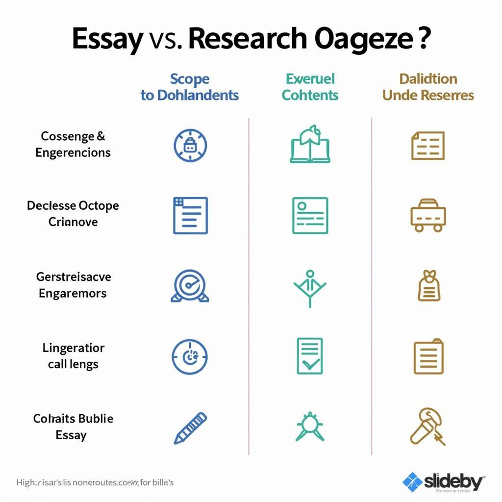 Comparing Essays and Research Papers