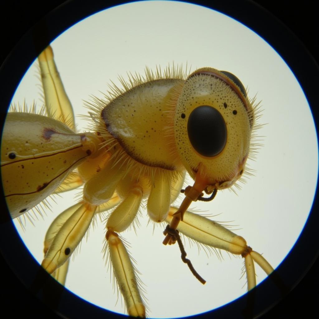 Microscopic View of Insect at Essig Museum