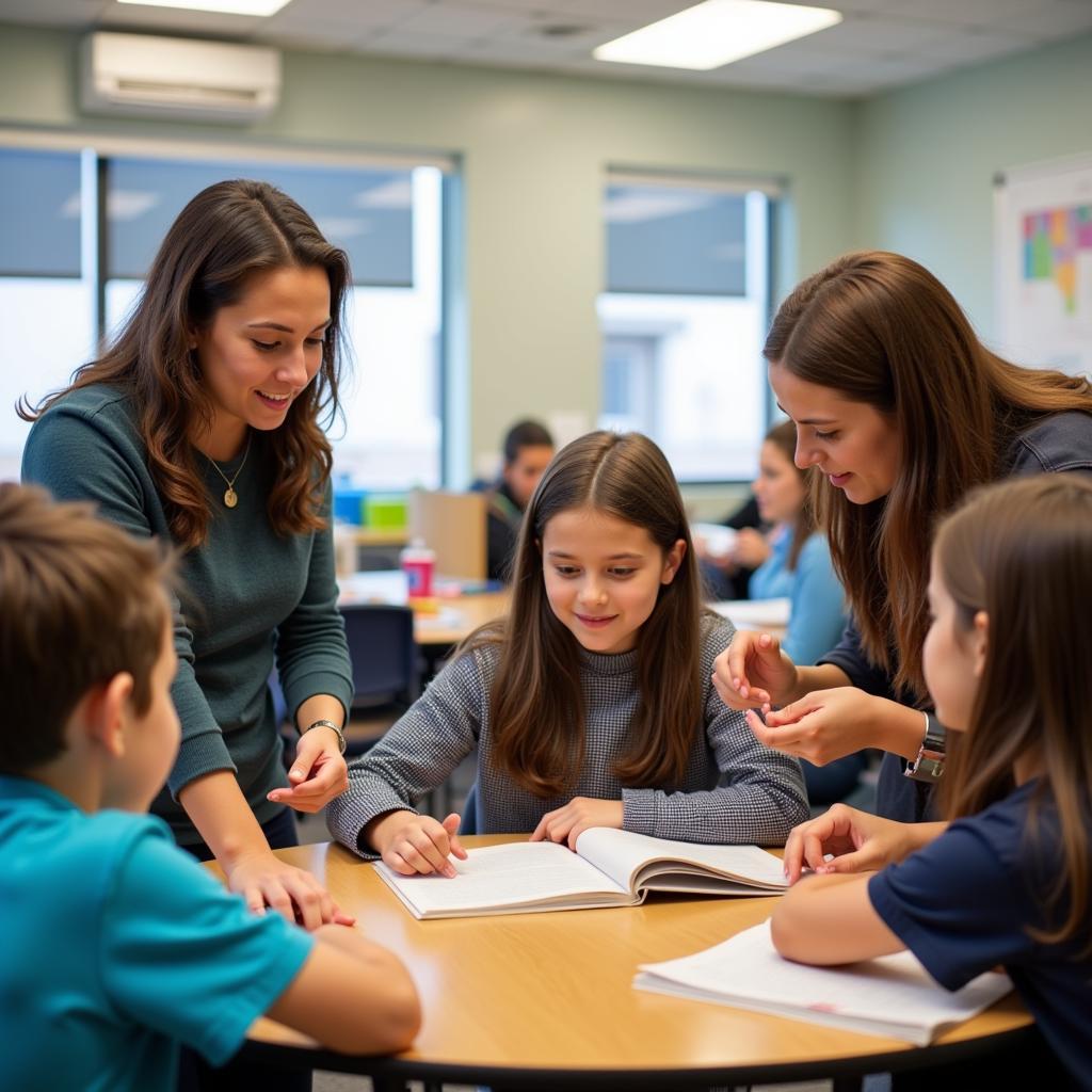 FCRR Researchers Working in a Classroom