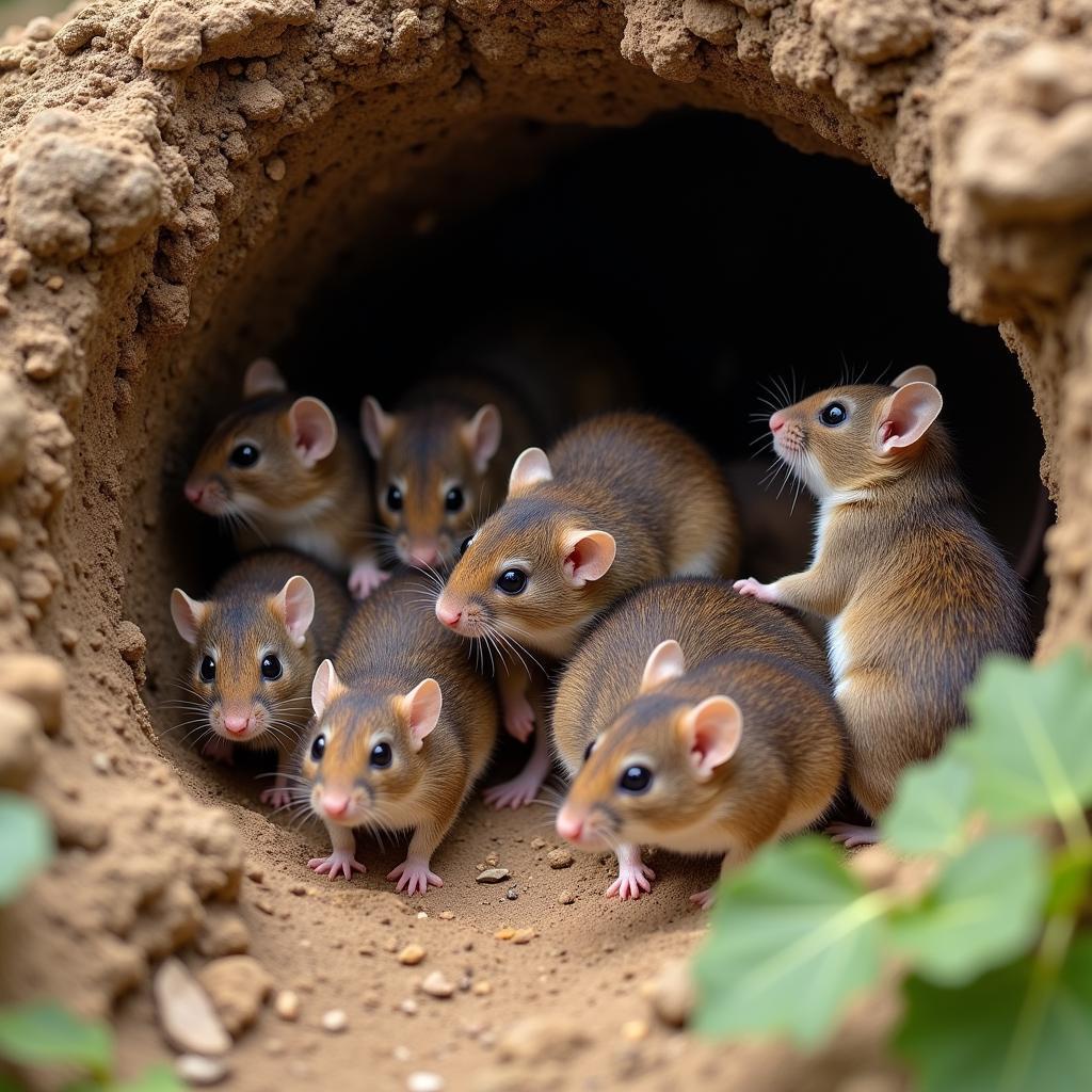 Field Mice Social Interaction