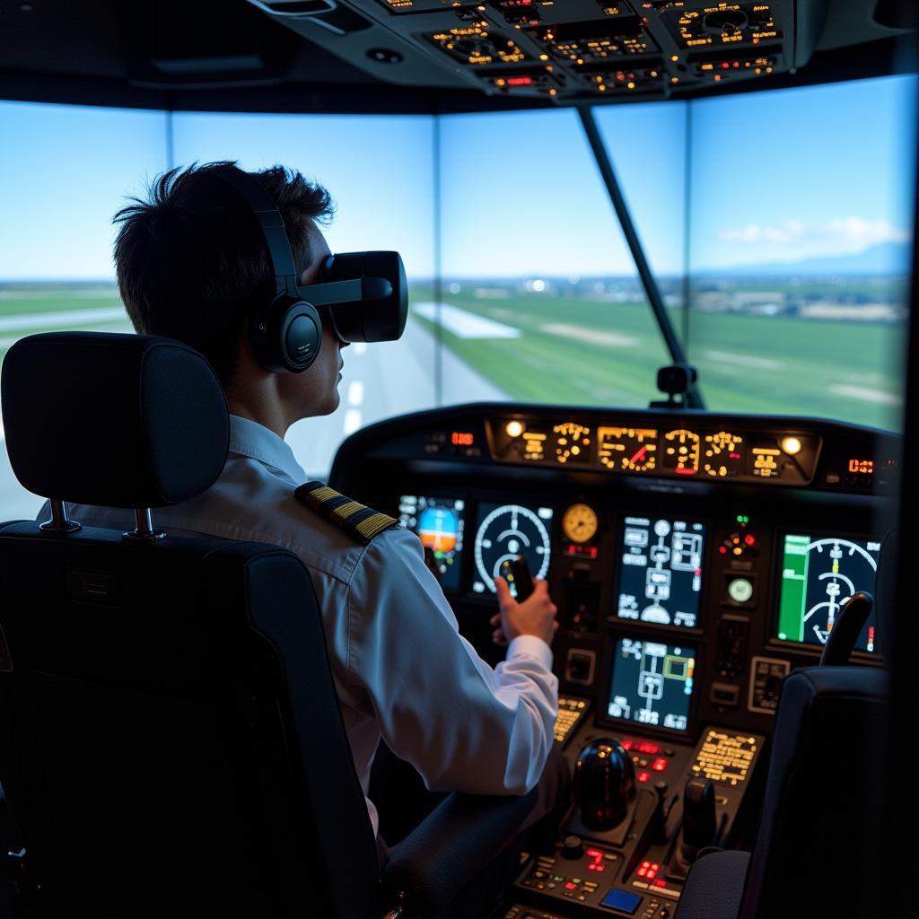 Flight Simulator in Pilot Training