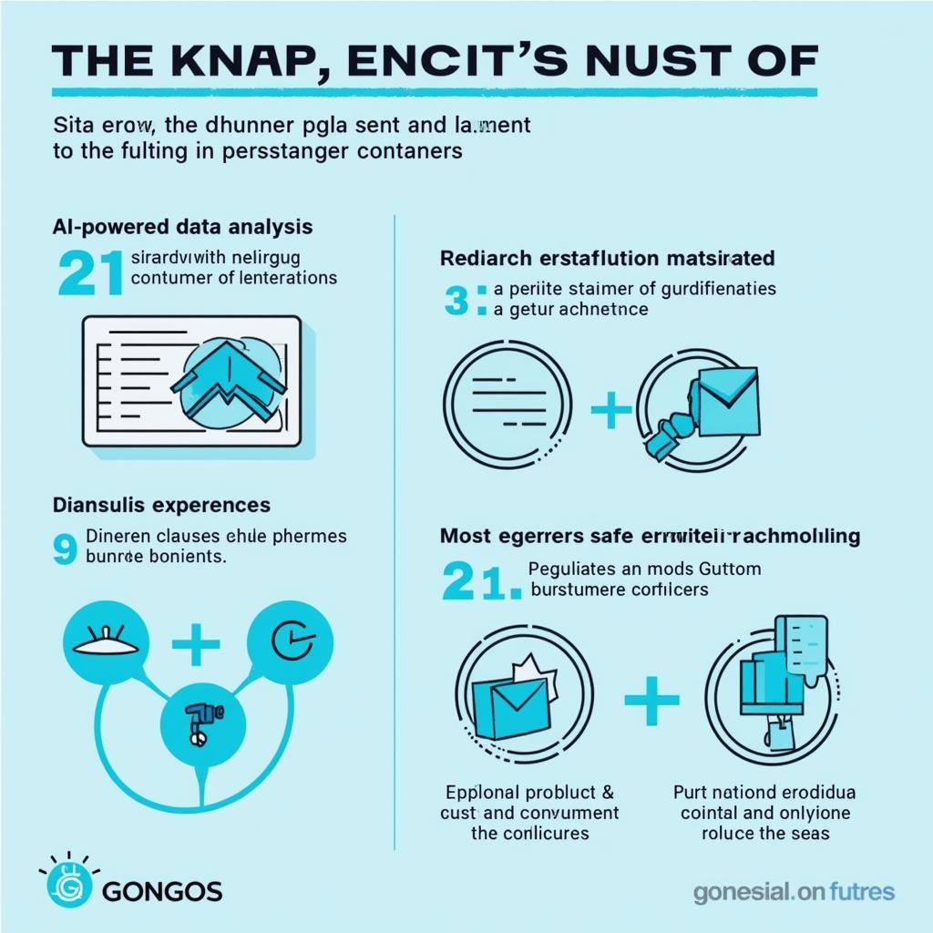 Future Trends in Gongos Research: An infographic depicting emerging trends in Gongos research, such as the use of AI and machine learning for data analysis and the increasing focus on personalized consumer experiences.