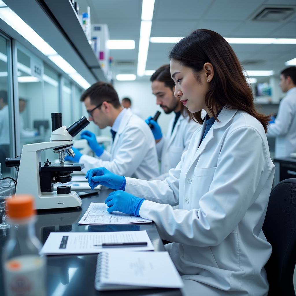 Garvan Institute Scientists Conducting Research in the Lab