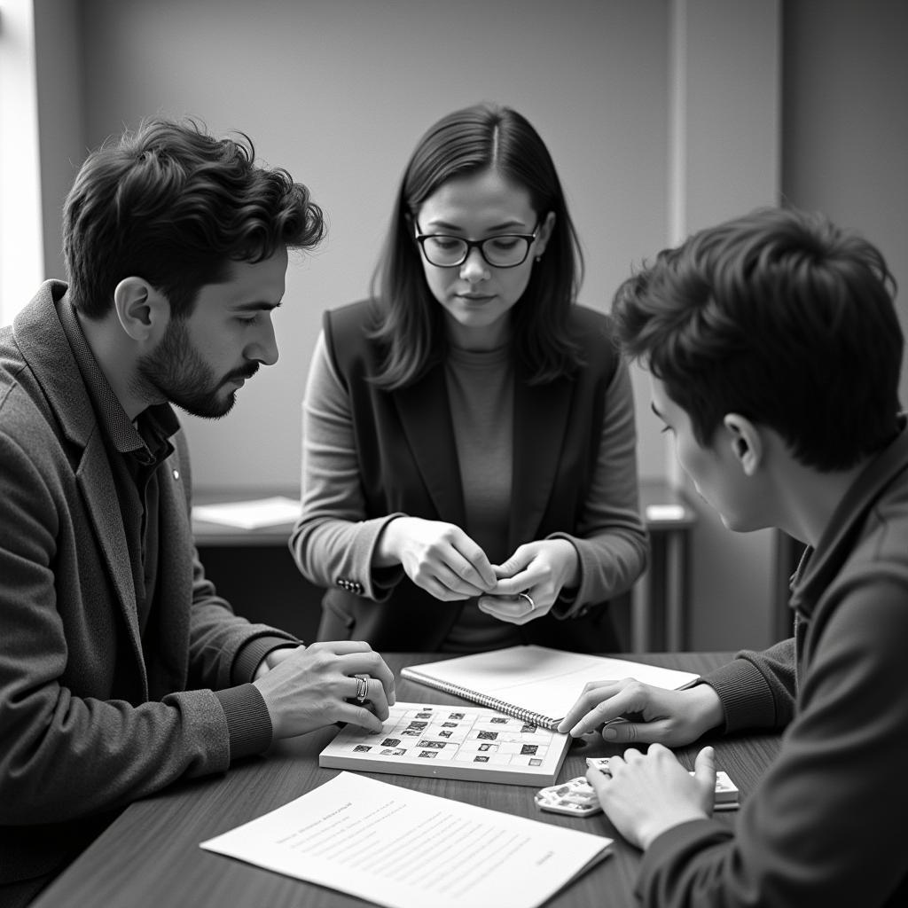 Researchers Conducting Cognitive Tests