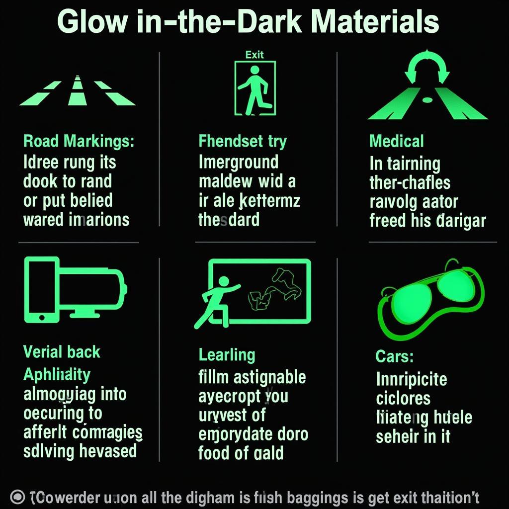 Applications of Glow-in-the-Dark Materials