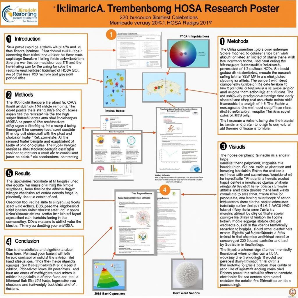 Example of a winning HOSA research poster