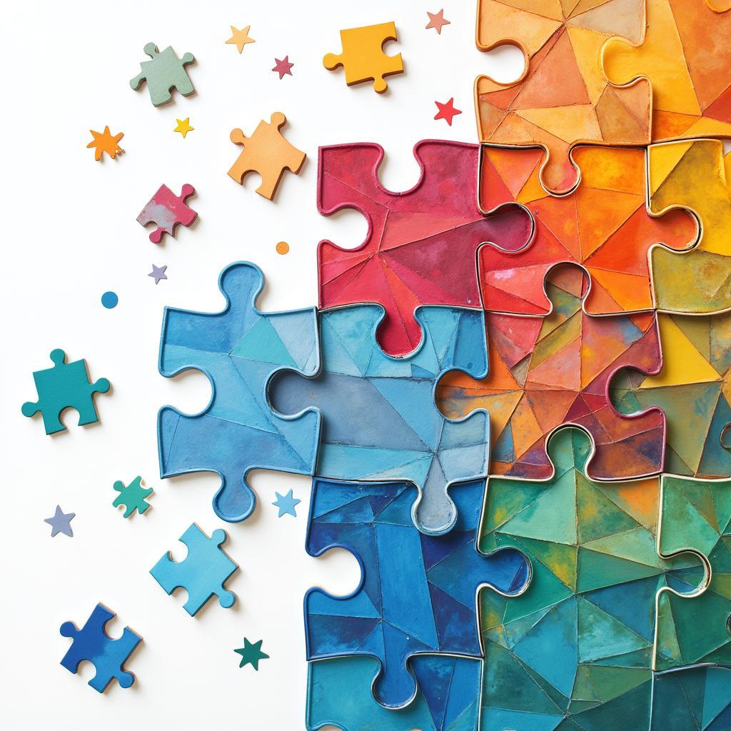 Inductive Reasoning Puzzle Pieces