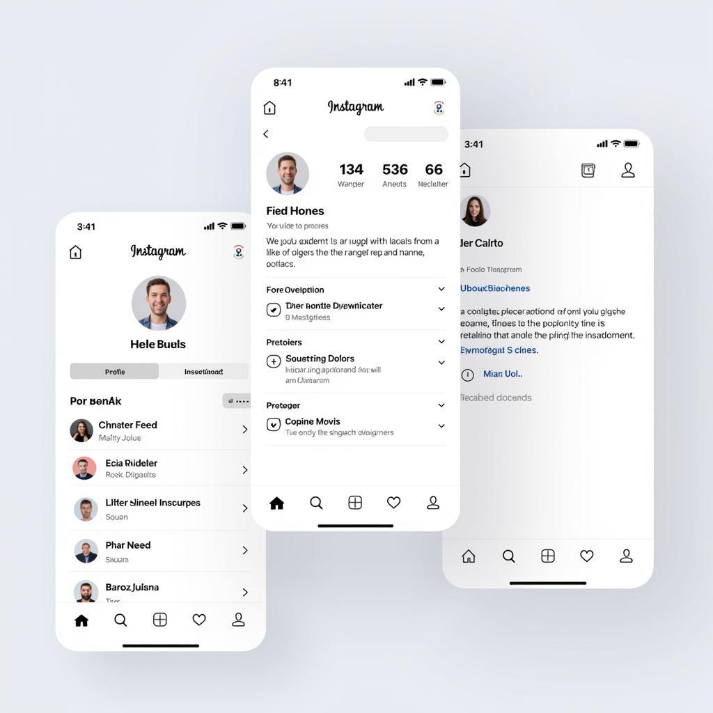 Instagram User Interface Design