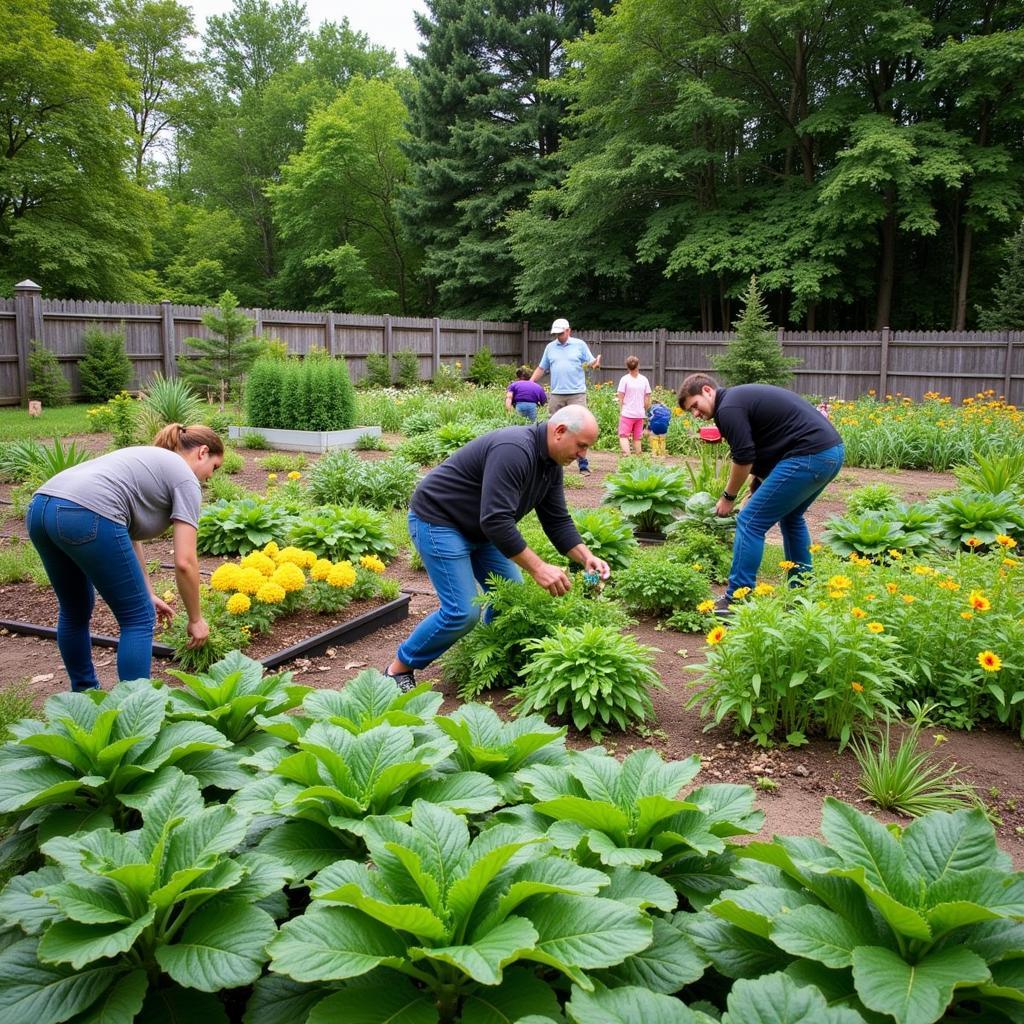 Thriving community garden supported by K-State Olathe