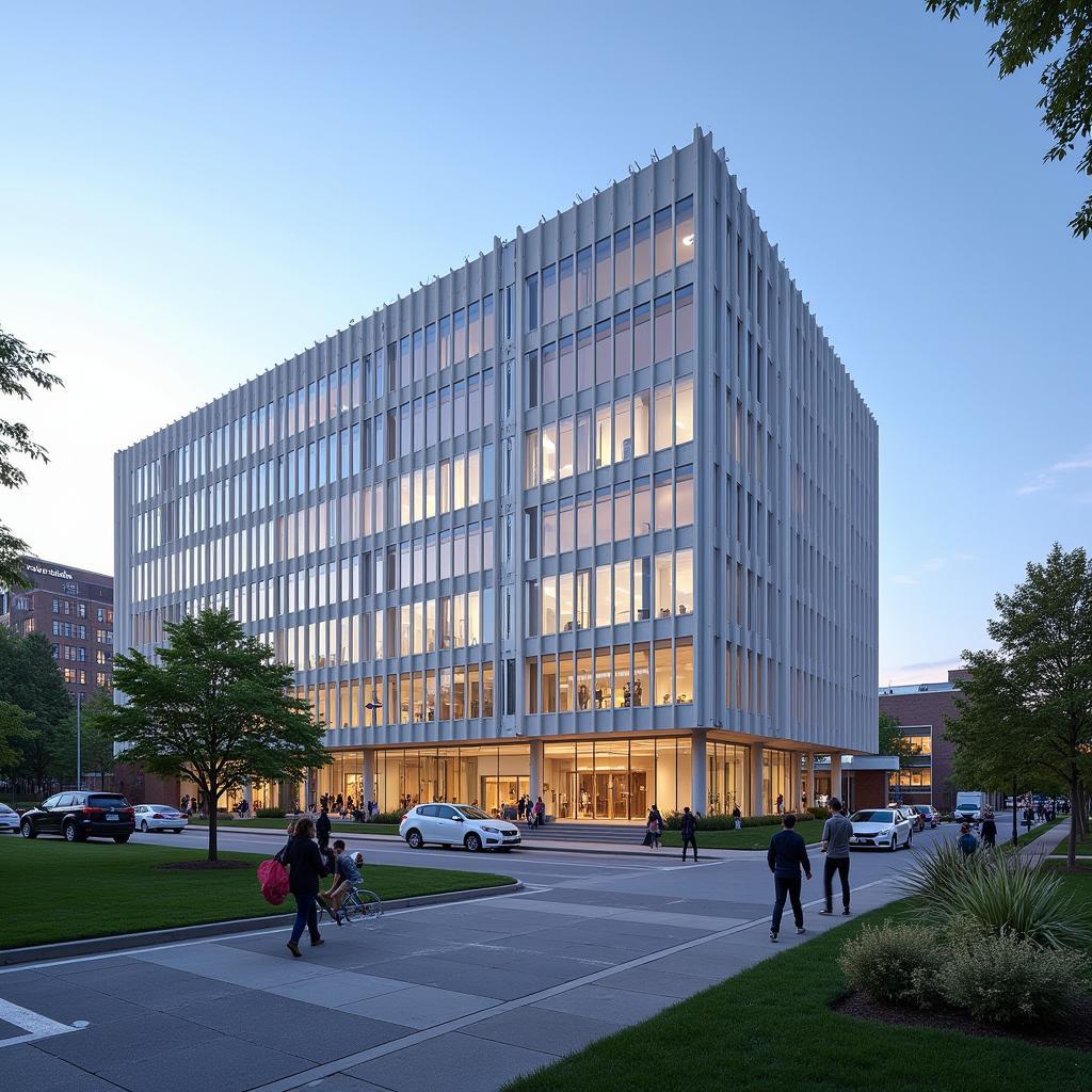 Lasker Biomedical Research Building Exterior