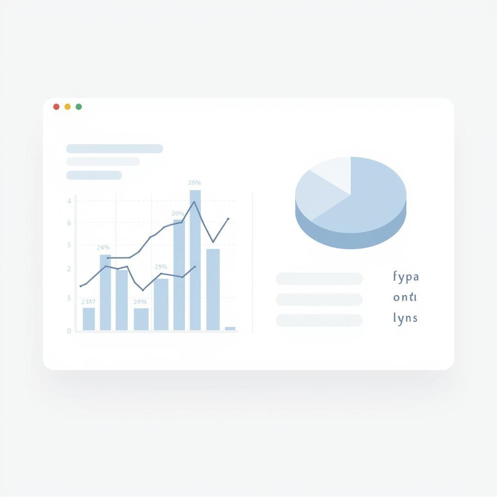 Chart depicting market research analysis