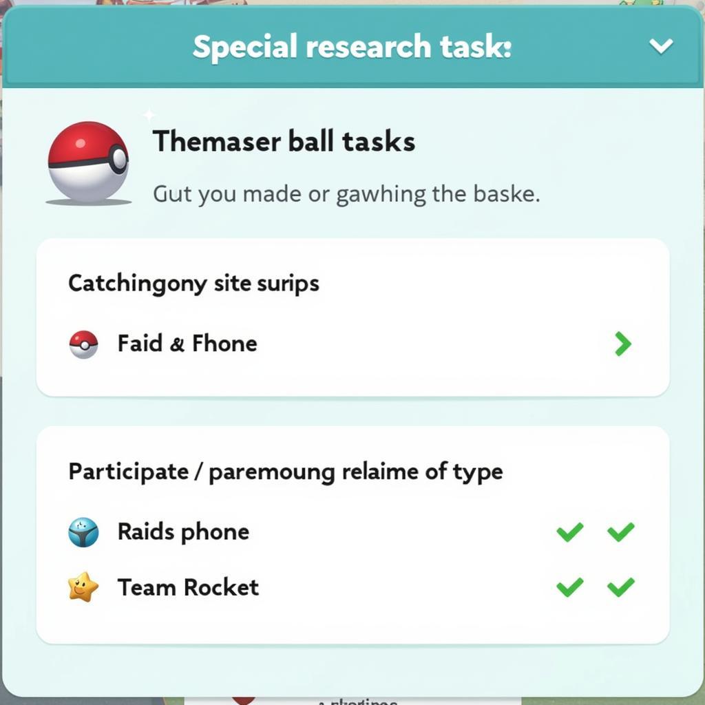 Pokémon GO Master Ball Special Research Tasks