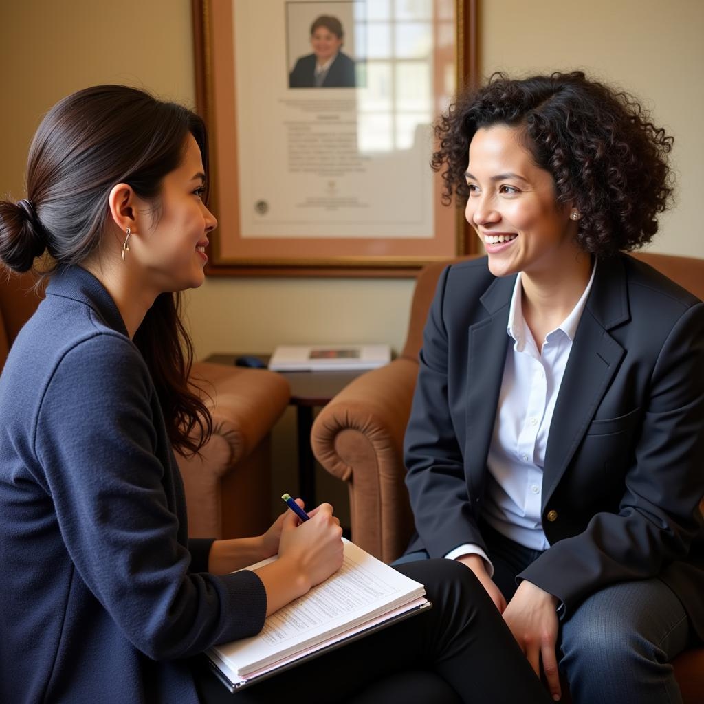 MUSC Researcher Conducting an Interview